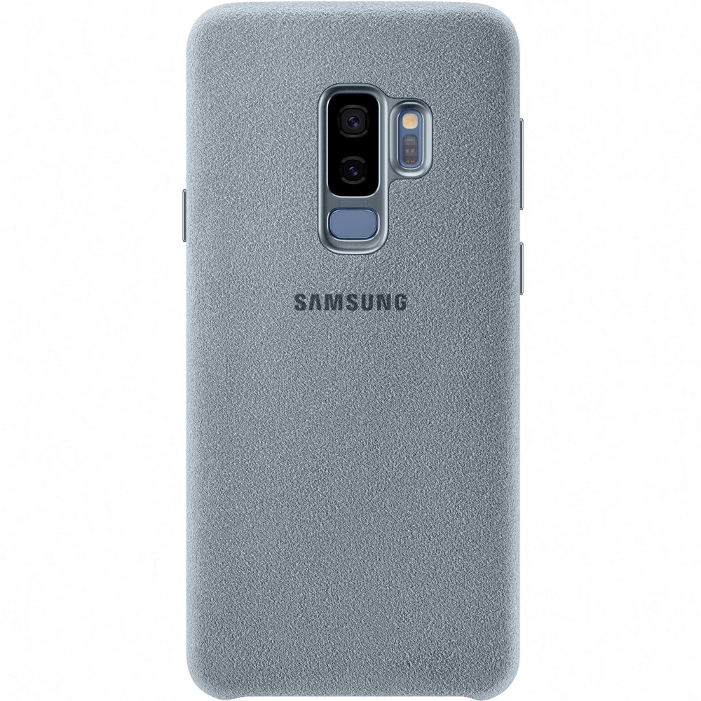 Carcasa de protectie Alcantara Cover Samsung pentru Galaxy S9 Plus, Verde Menta