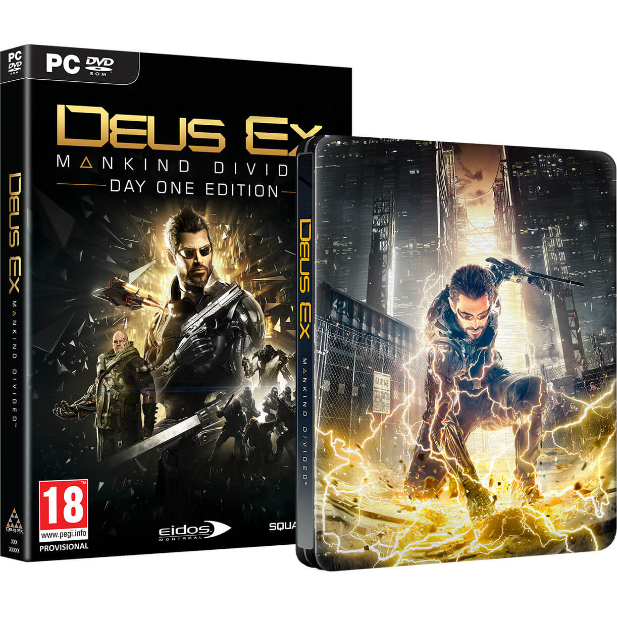  Joc PC Deus Ex: Mankind Divided Steelbook Edition 