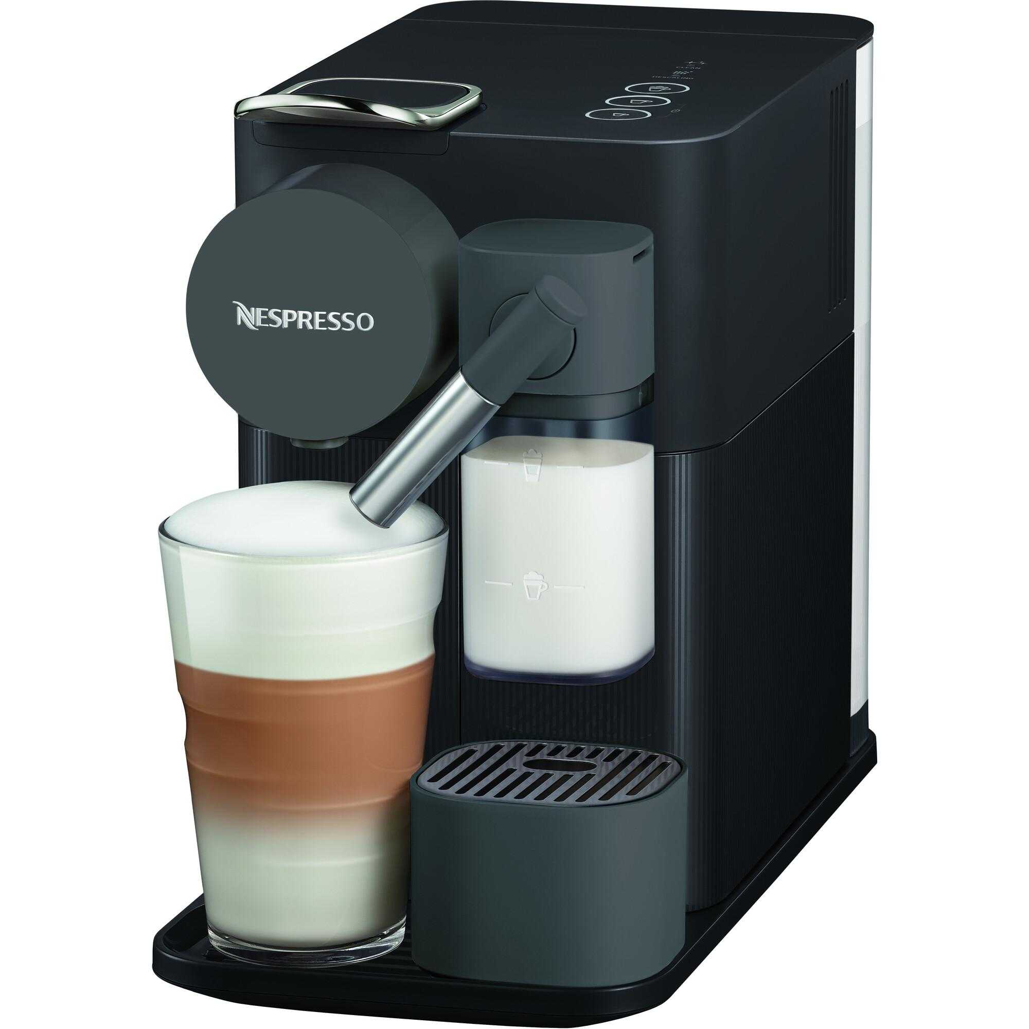  Espressor Nespresso Latissima One EN500, 1300 W, 1 L, 19 bar, Negru 