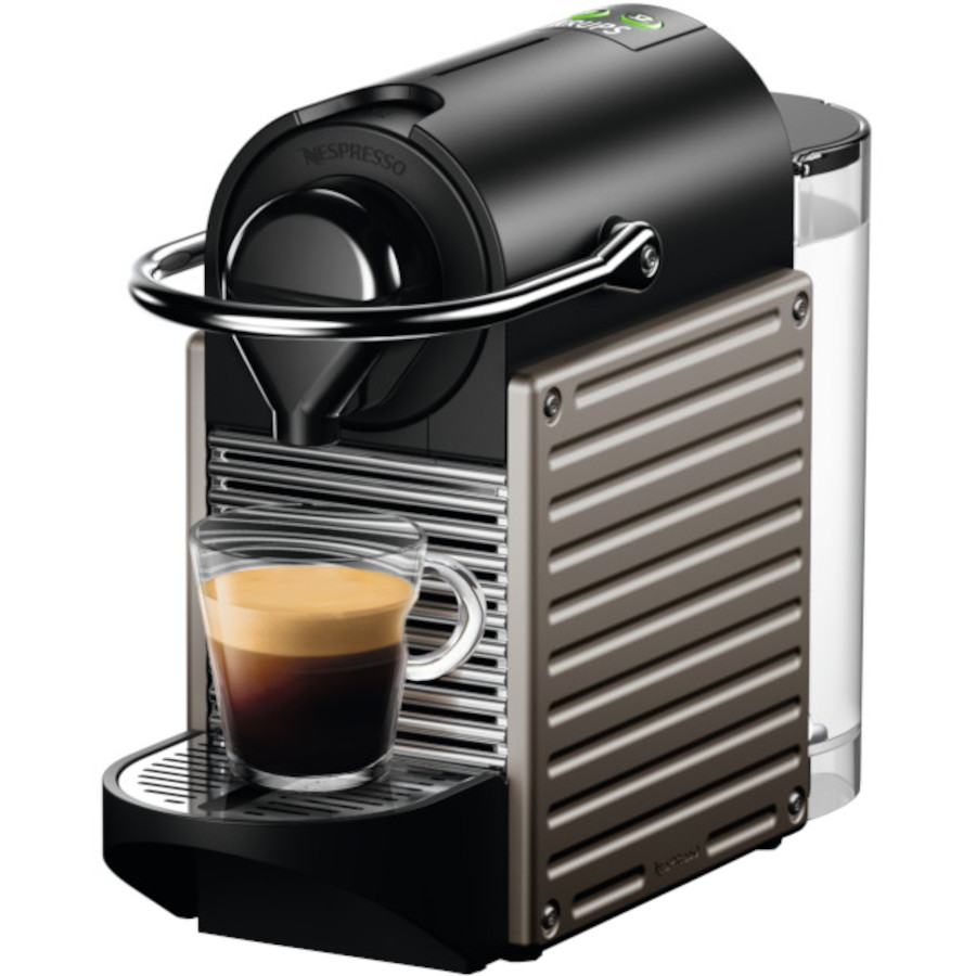  Espressor Nespresso Krups Pixie XN304T10 1260 W, 19 Bar, 0.7 L, Negru/Gri 