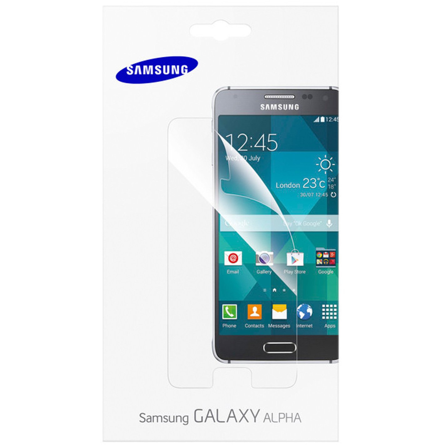  Folie de protectie Samsung ET-FG850CTEGWW pentru Galaxy Alpha 