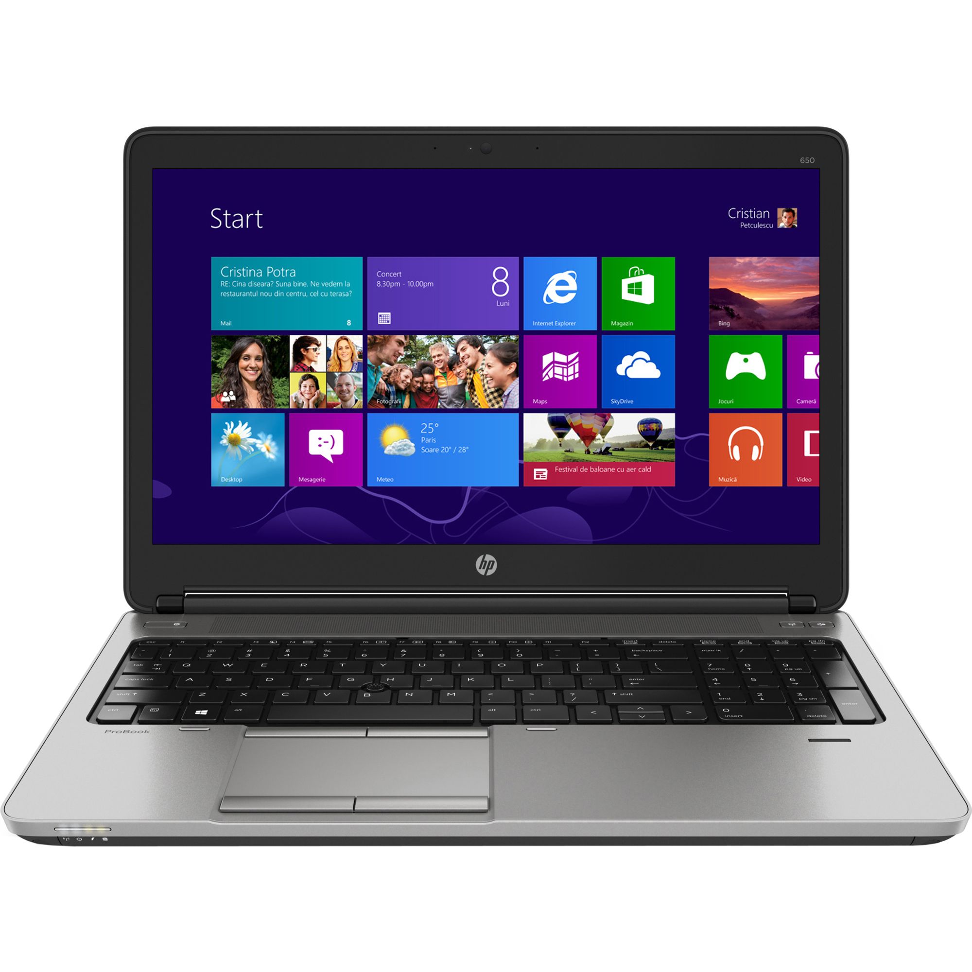  Laptop HP ProBook 650 G1, Intel Core i5-4210M, 4GB DDR3, HDD 500GB, Intel HD Graphics, Windows 8.1 Pro 