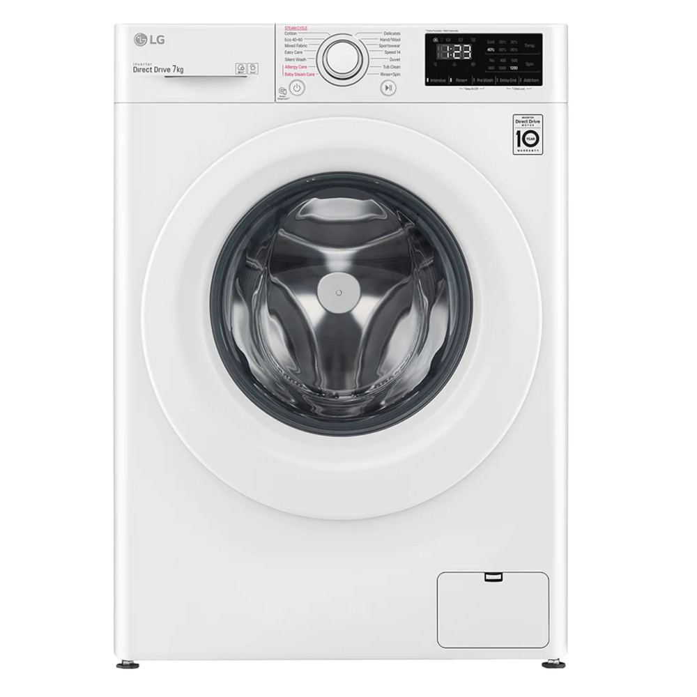  Masina de spalat rufe slim LG F2WV3S7S3E, 1200 RPM, 7 kg, Clasa D (clasificare energetica veche Clasa A+++) 