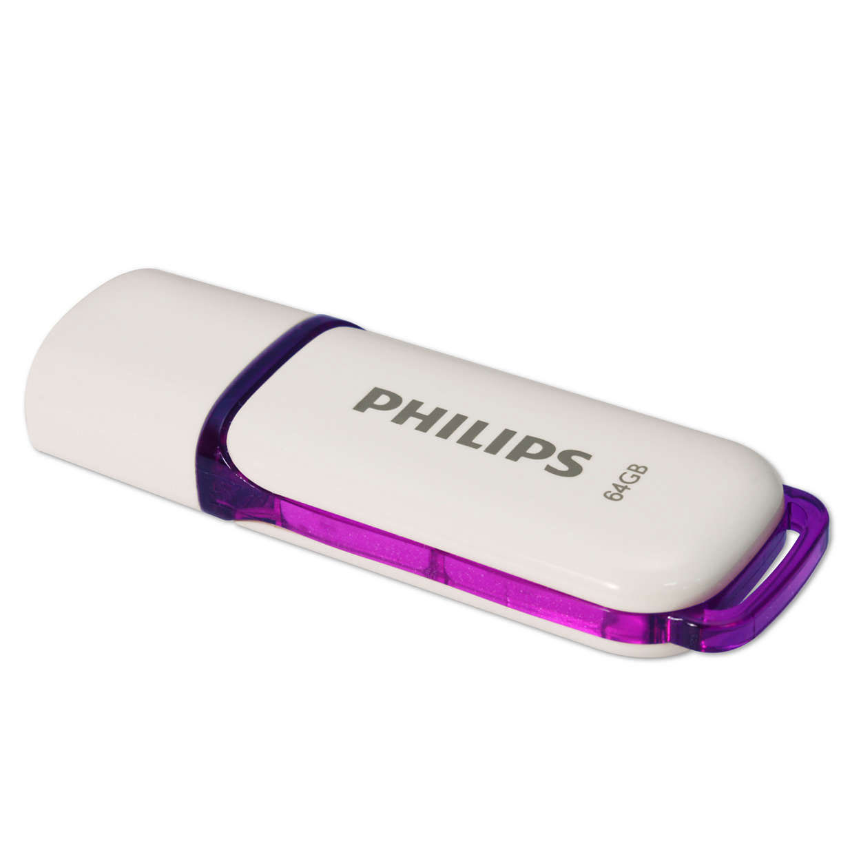  Memorie USB Philips FM64FD70B/10, 64GB, USB 2.0, Alb 