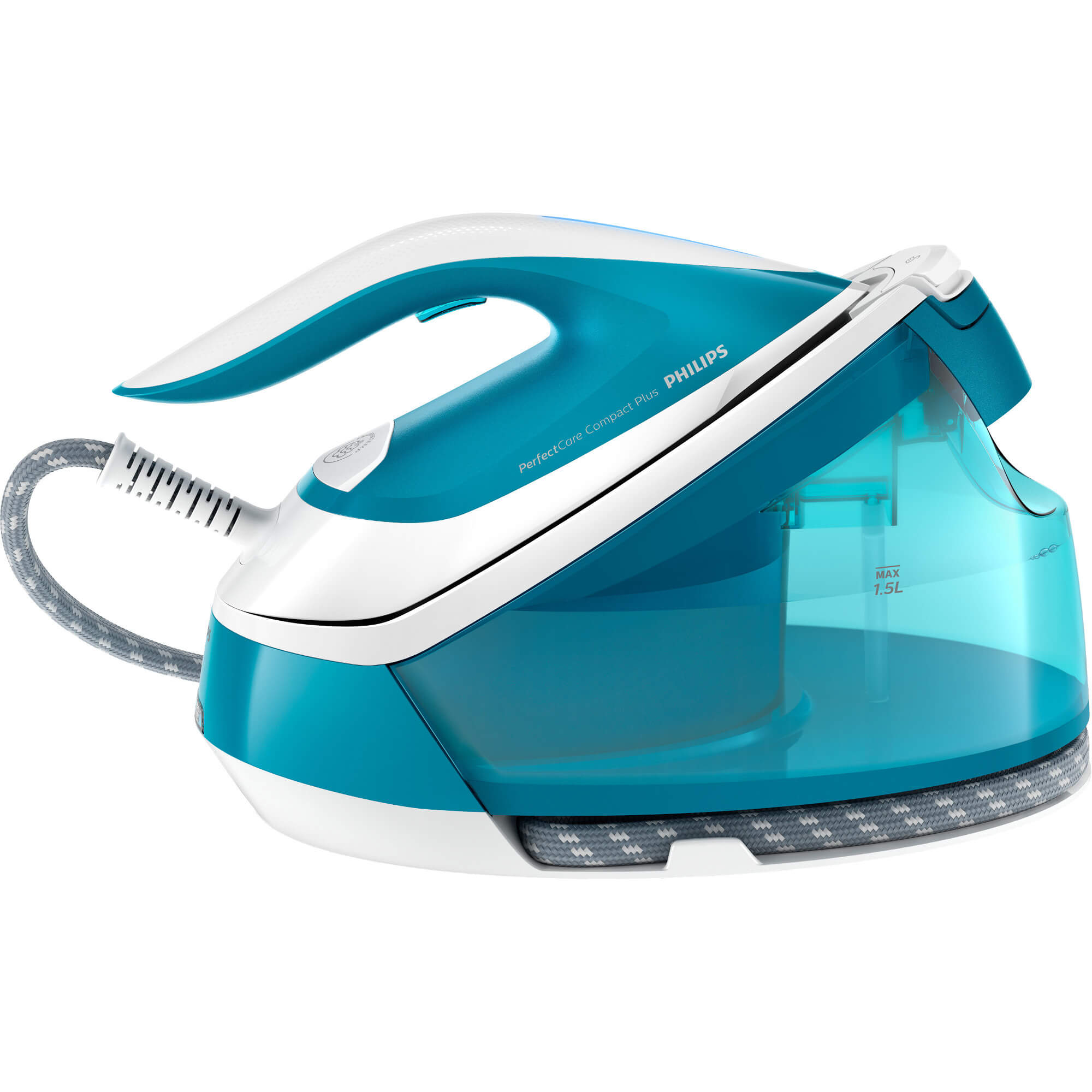 Statie de calcat Philips PerfectCare Compact Plus GC7920/20, 2400 W, 6.5 bar, Talpa SteamGlide