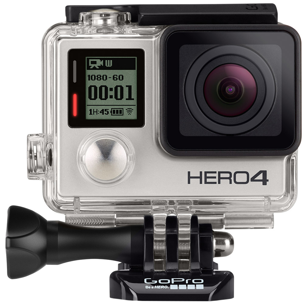  Camera video sport, GoPro Hero 4, Full HD, Silver Edition 