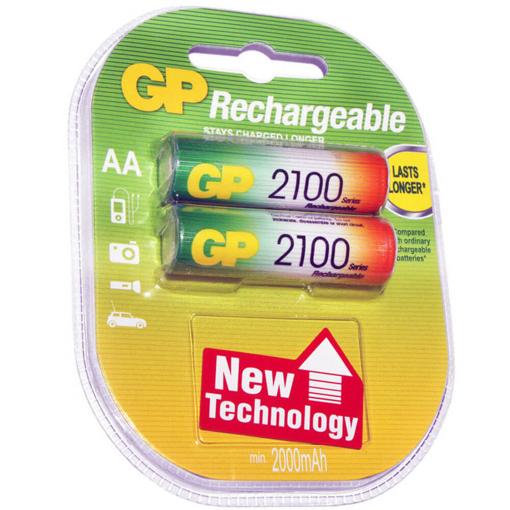  Acumulatori GP Batteries R6, Ni-MH, 2100mAh, 2 buc 