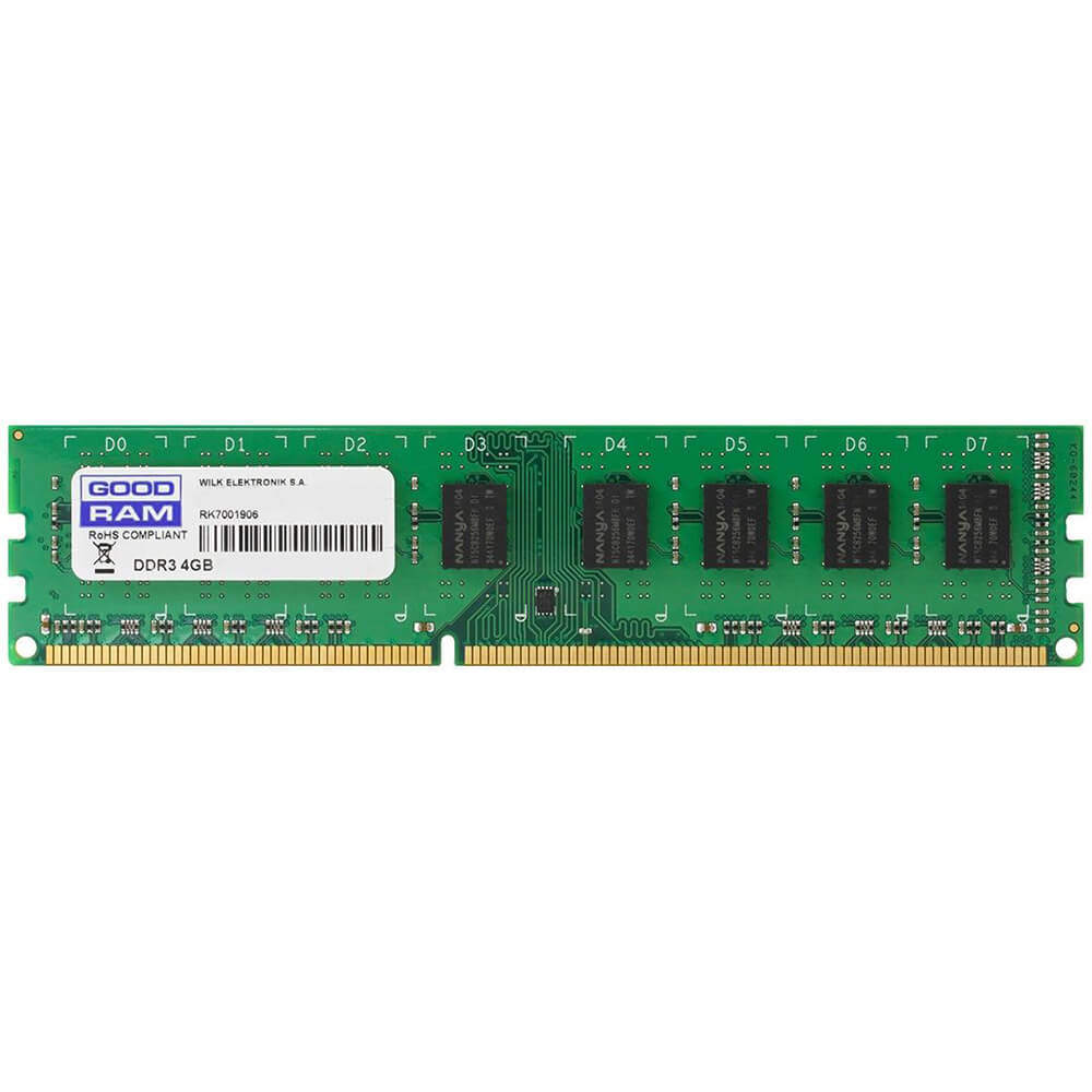  Memorie GoodRam GR1600D364L11S/4G, 4GB, DDR3, 1600MHz, CL11 