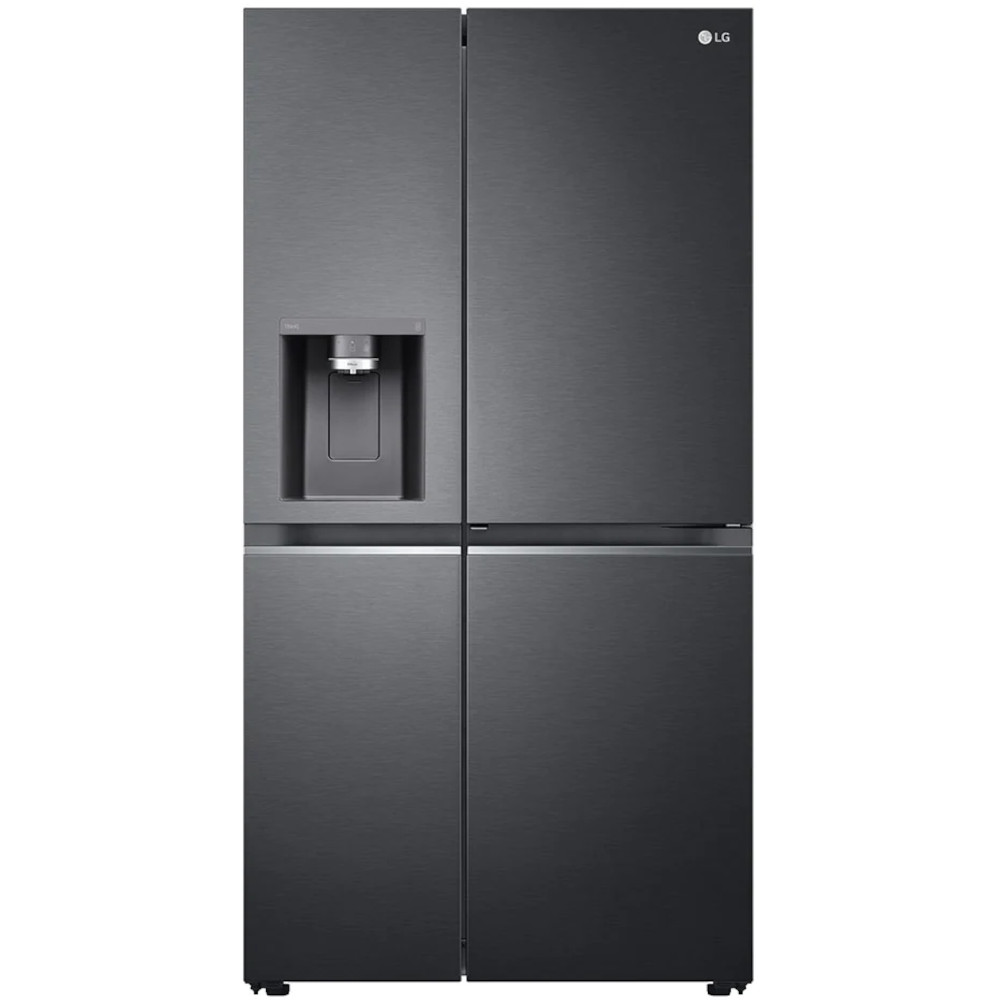  Side by Side LG GSJV91MCAE, No Frost, 635 l, Door Cooling, LINEARCooling, UVnano, FRESHBalancer, LG ThinQ, Dozator apa, H 179 cm, Argintiu, Clasa E 