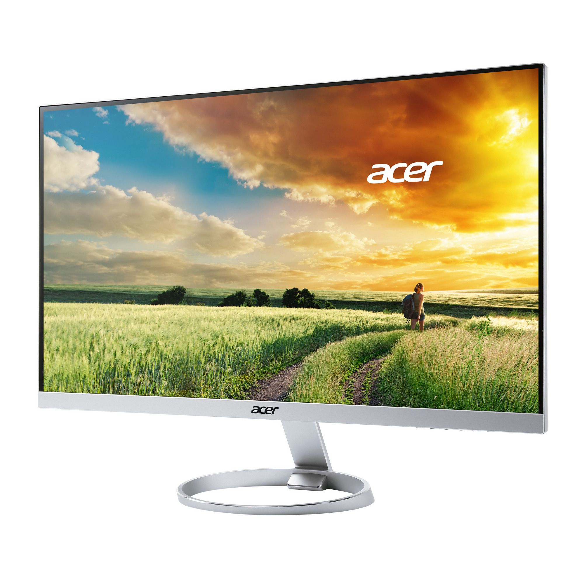  Monitor LED IPS Acer H257HUSMIDPX, 25", Quad HD, Argintiu 