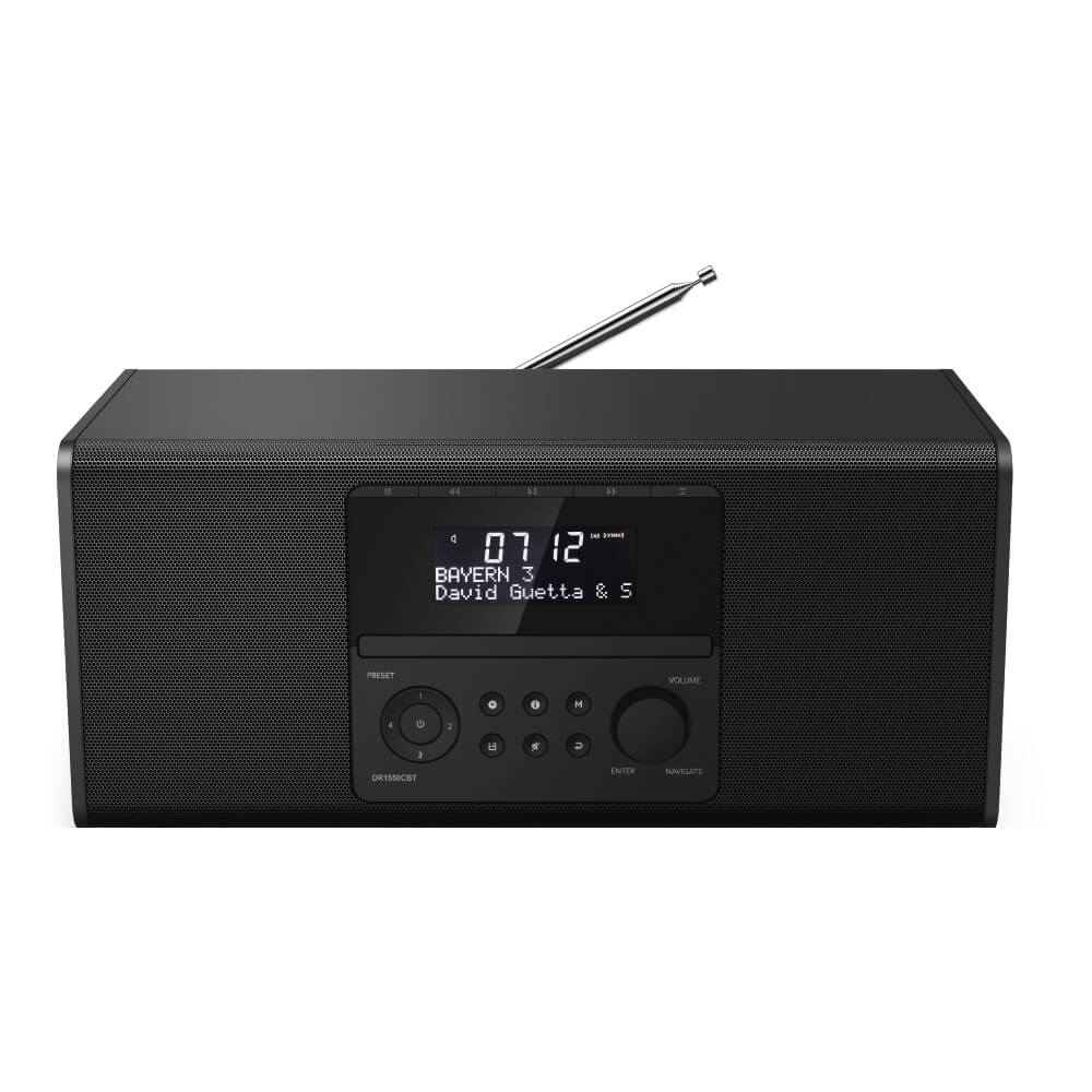 Radio Hama DR1550CBT, Digital, Bluetooth, FM, DAB/DAB+, Negru