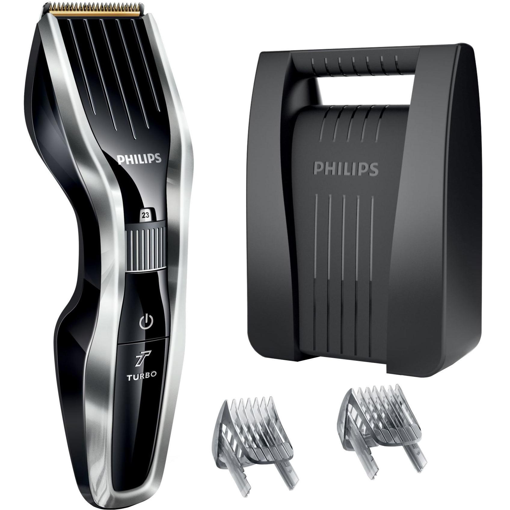  Aparat de tuns Philips HC5450/80, Acumulator, 0.5-23 mm, 24 trepte, Argintiu/Negru 