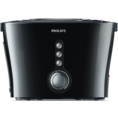  Prajitor de paine Philips HD2630/20, 1000 W, 2 felii de paine, Negru 