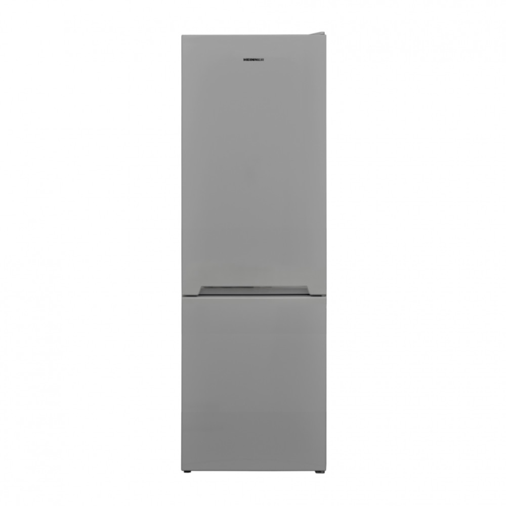 Combina frigorifica Heinner HC-V2681SE++, 268 l, Lumina LED, Argintiu, Clasa E