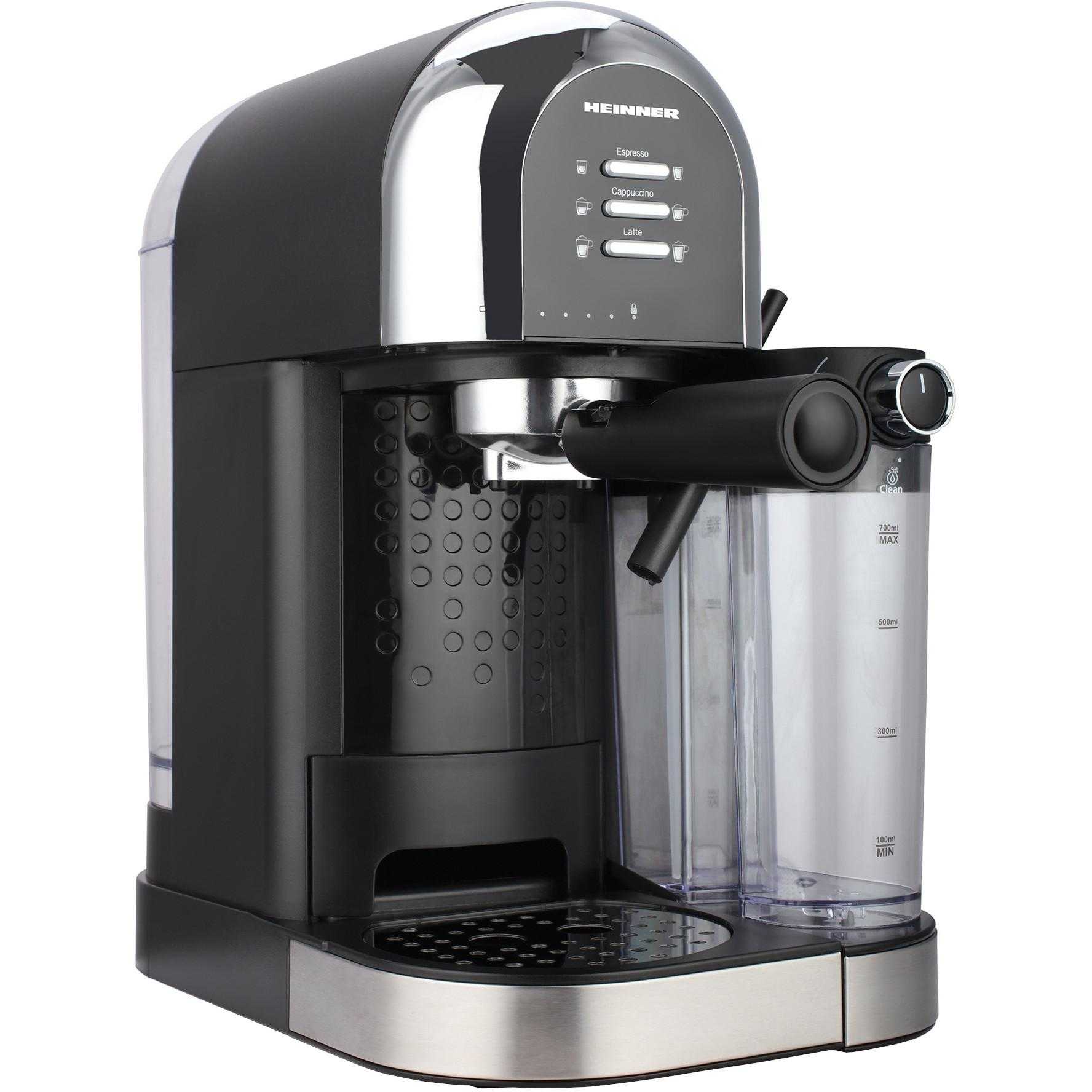  Espressor manual Heinner Coffee Dreamer HEM-DL1470BK, 1470 W, 1.7 L, 20 bar, Negru 