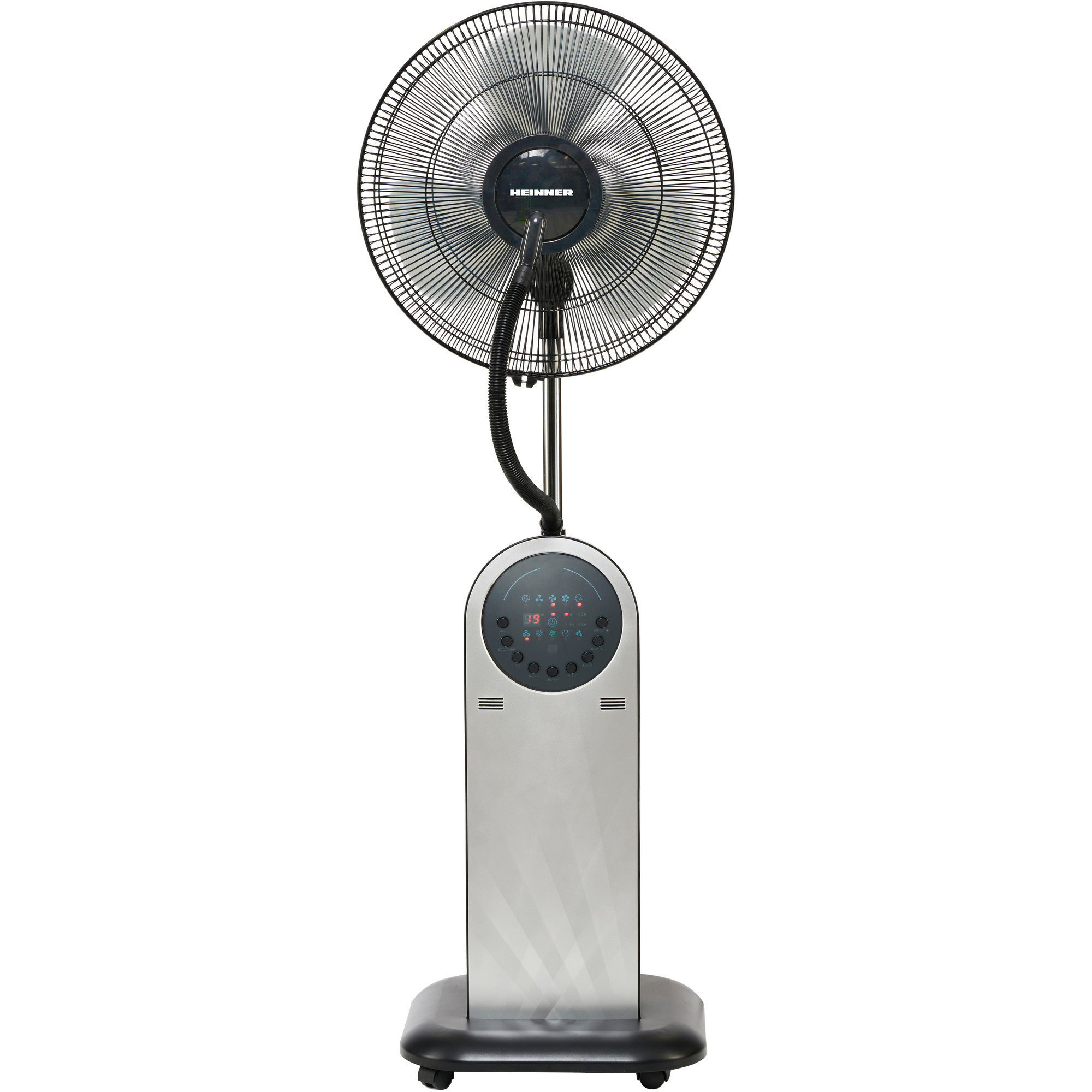 Ventilator cu umidificare Heinner HMF-18GREY, 95 W, Viteza variabila