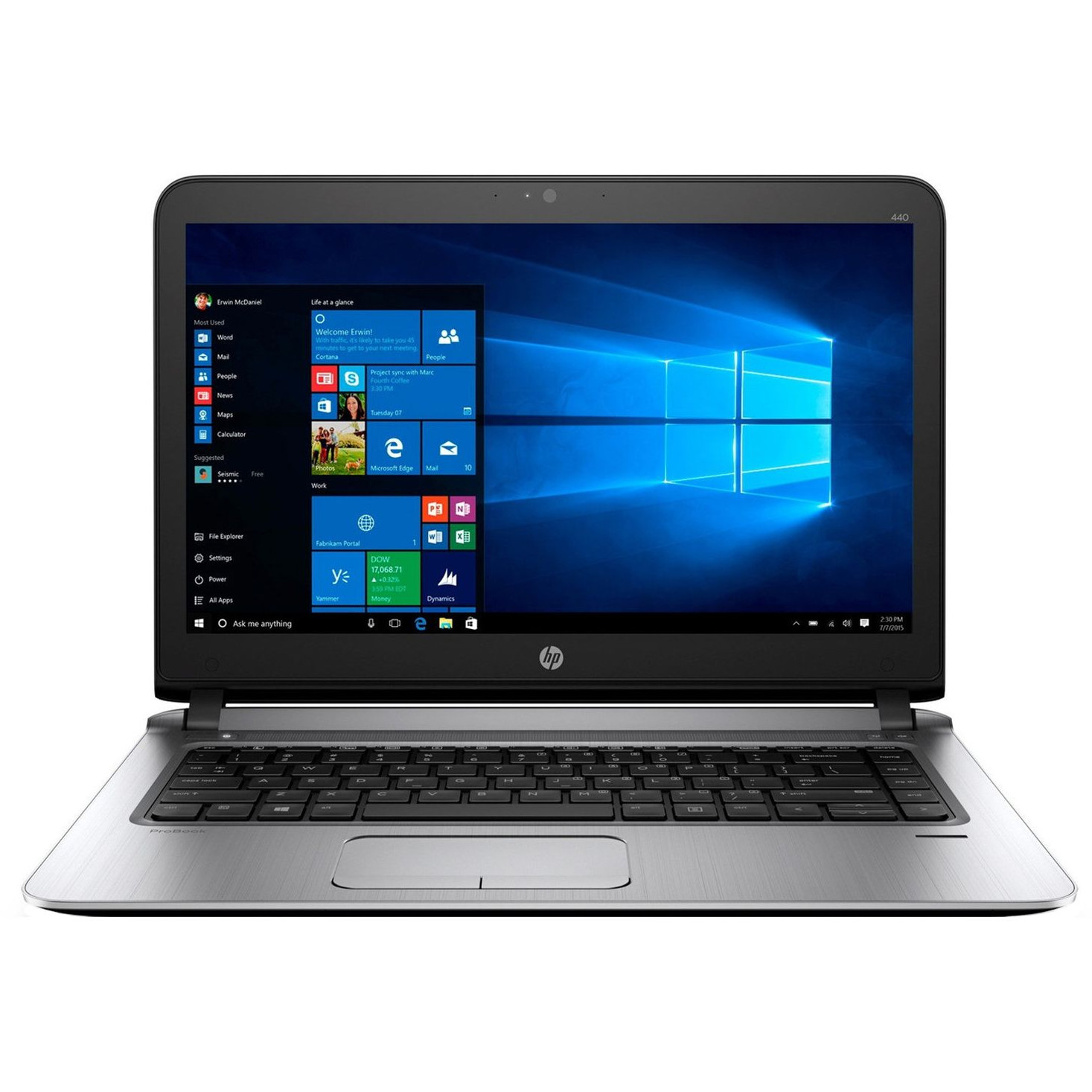 Laptop HP ProBook 440 G3, Intel Core i7-6500U, 8GB DDR3, SSD 256GB, Intel HD Graphics, Windows 10 Pro
