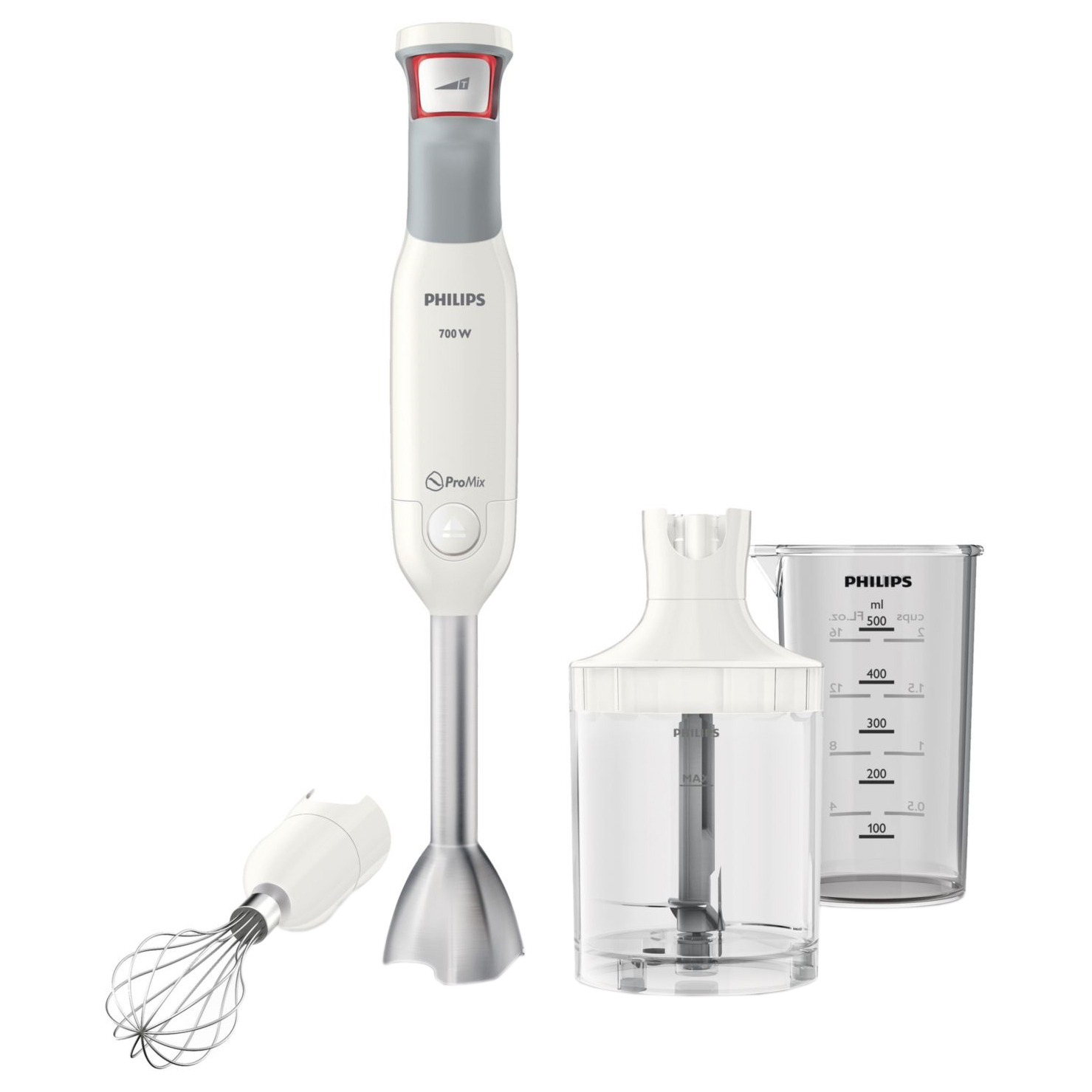  Mixer vertical Philips HR1643/00, 700 W, Speed Touch + Turbo, 0.6L / 1L, Alb 