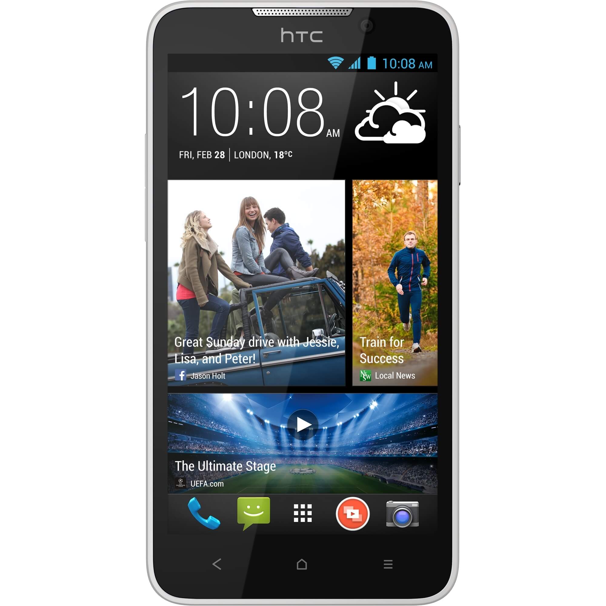  Telefon mobil HTC Desire 516, 4GB, Dual SIM, Alb 