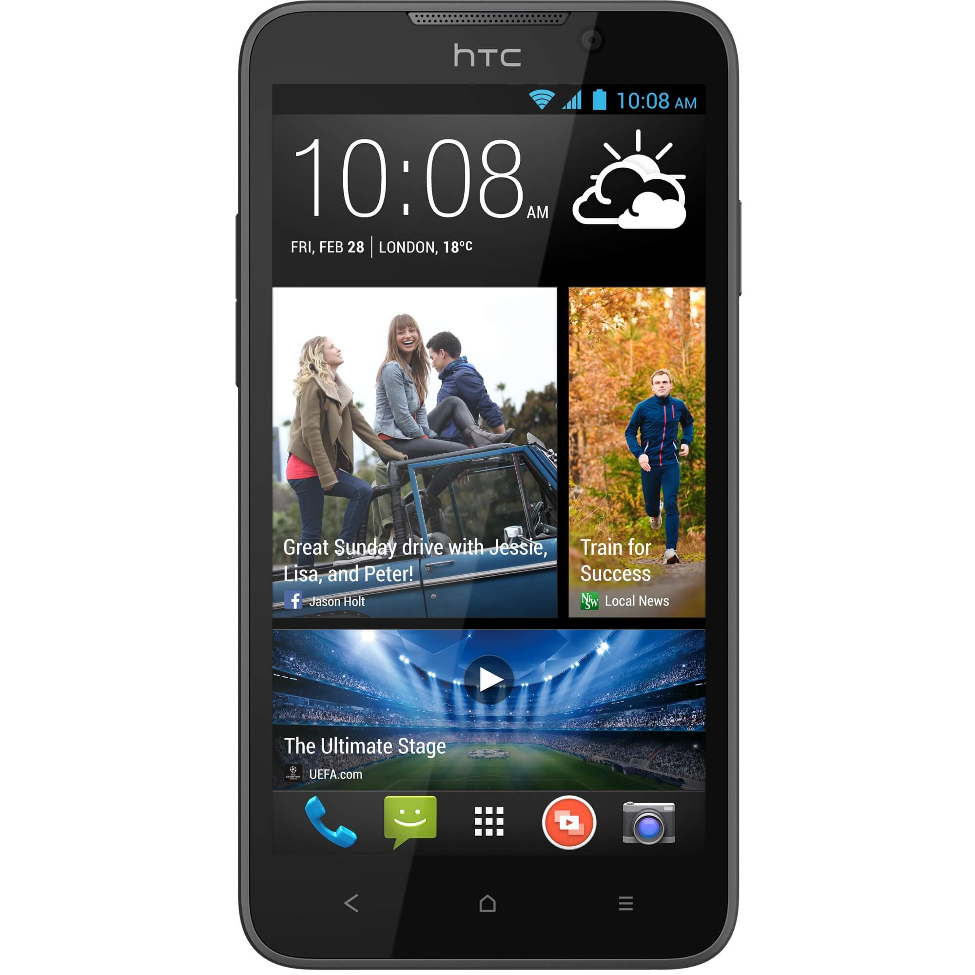  Telefon mobil HTC Desire 516, 4GB, Dual SIM, Gri 