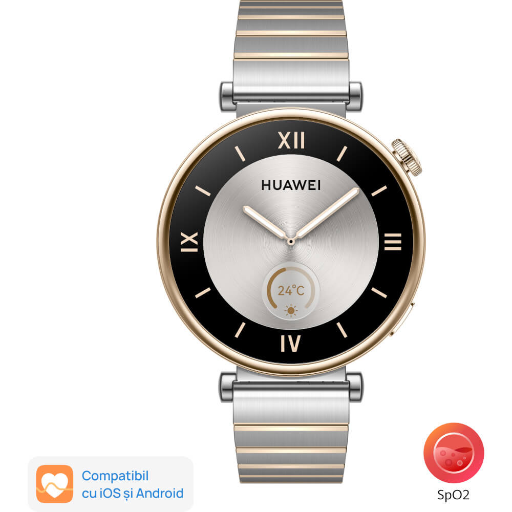 Huawei Watch Gt 4, 41 Mm, Stainless Steel Strap