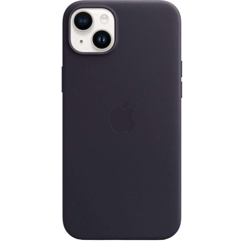 Husa De Protectie Apple Leather Case With Magsafe Pentru Iphone 14 Plus, Ink