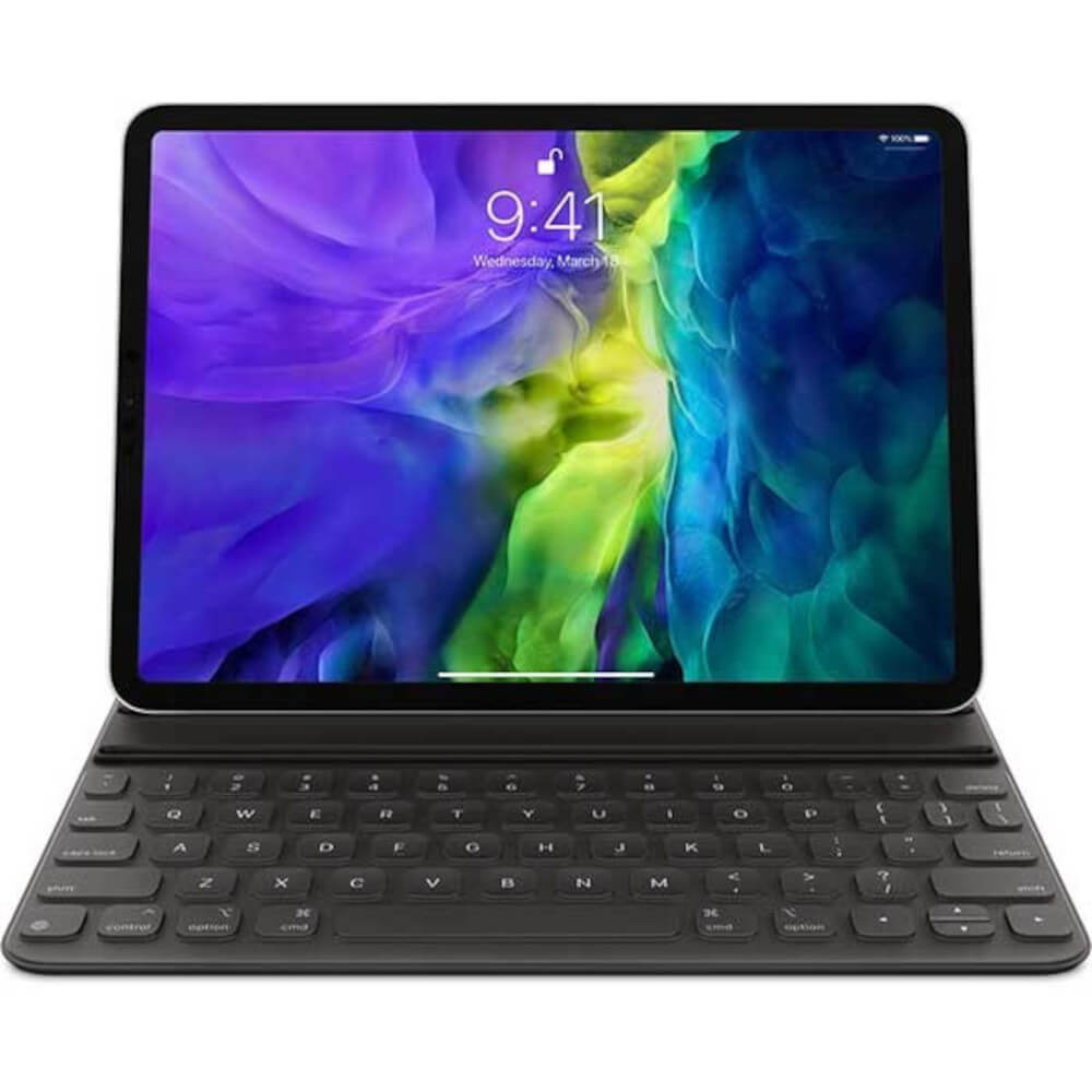  Husa cu tastatura Apple Smart Keyboard Folio pentru iPad Pro 2ND 11", Layout RO, Negru 