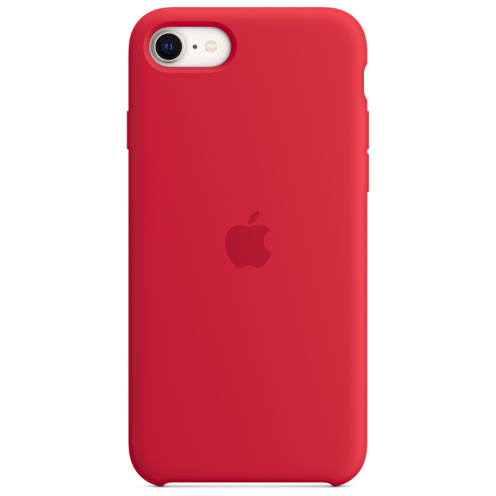 Husa de protectie Apple Silicone Case pentru iPhone SE (gen3), Product Red