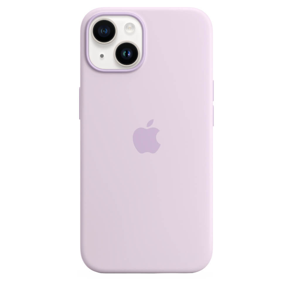 Husa de protectie Apple Silicone Case with MagSafe pentru iPhone 14, Lilac