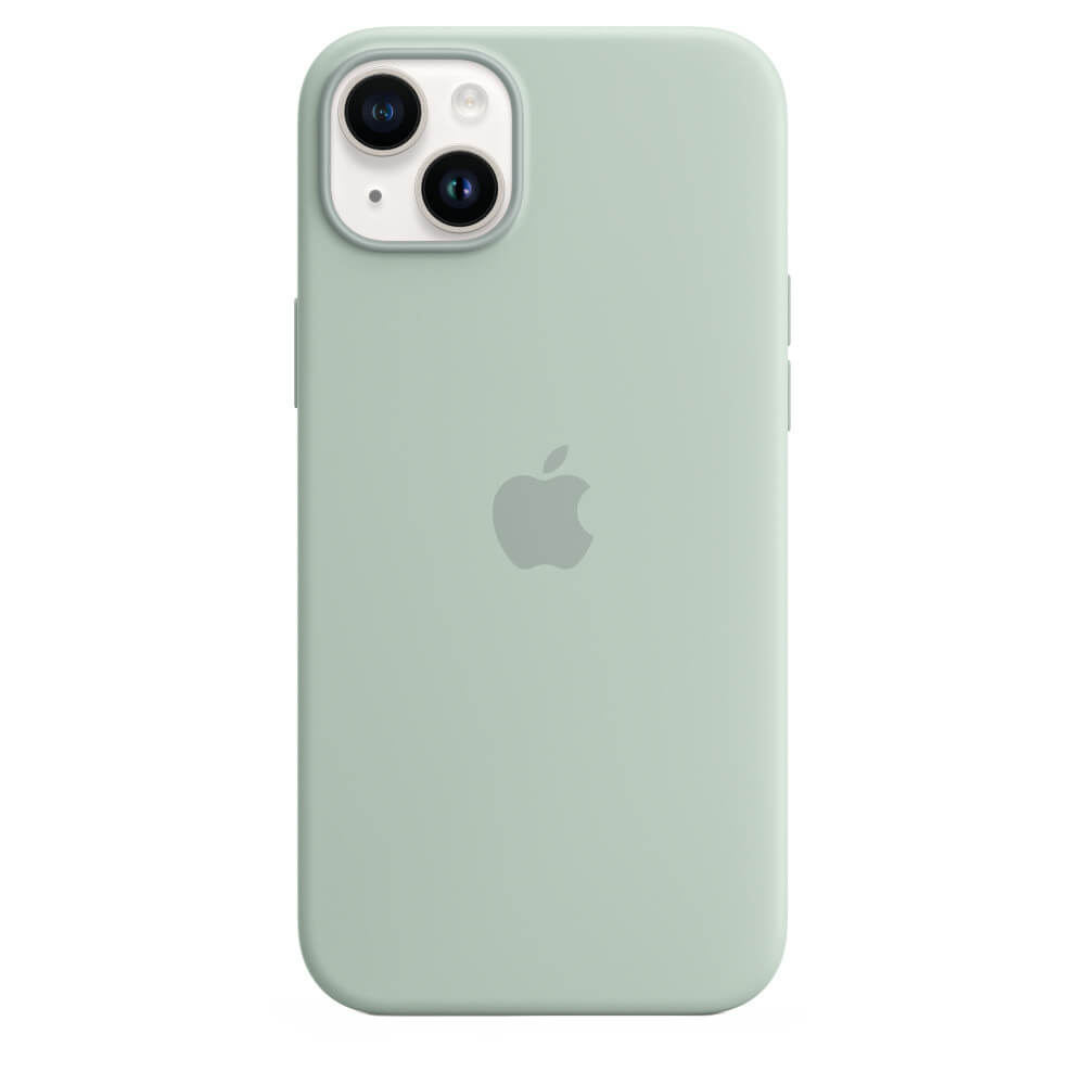 Husa De Protectie Apple Silicone Case With Magsafe Pentru Iphone 14 Plus, Succulent