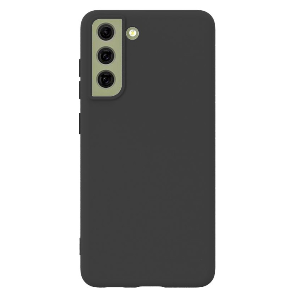 Husa de protectie Lemontti pentru Samsung Galaxy S21 FE, Silicon Soft Slim Black