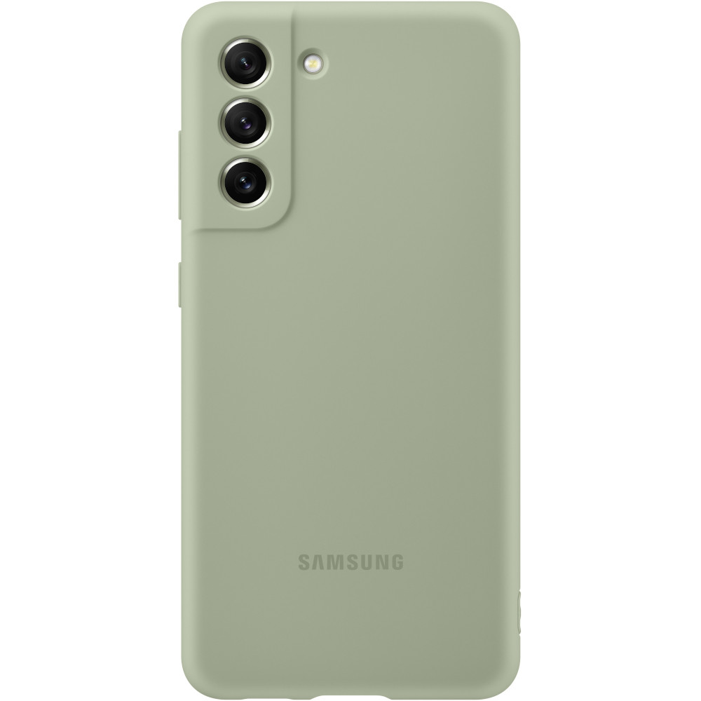 Husa de protectie Samsung Sillicone Cover pentru Galaxy S21 FE, Olive Green
