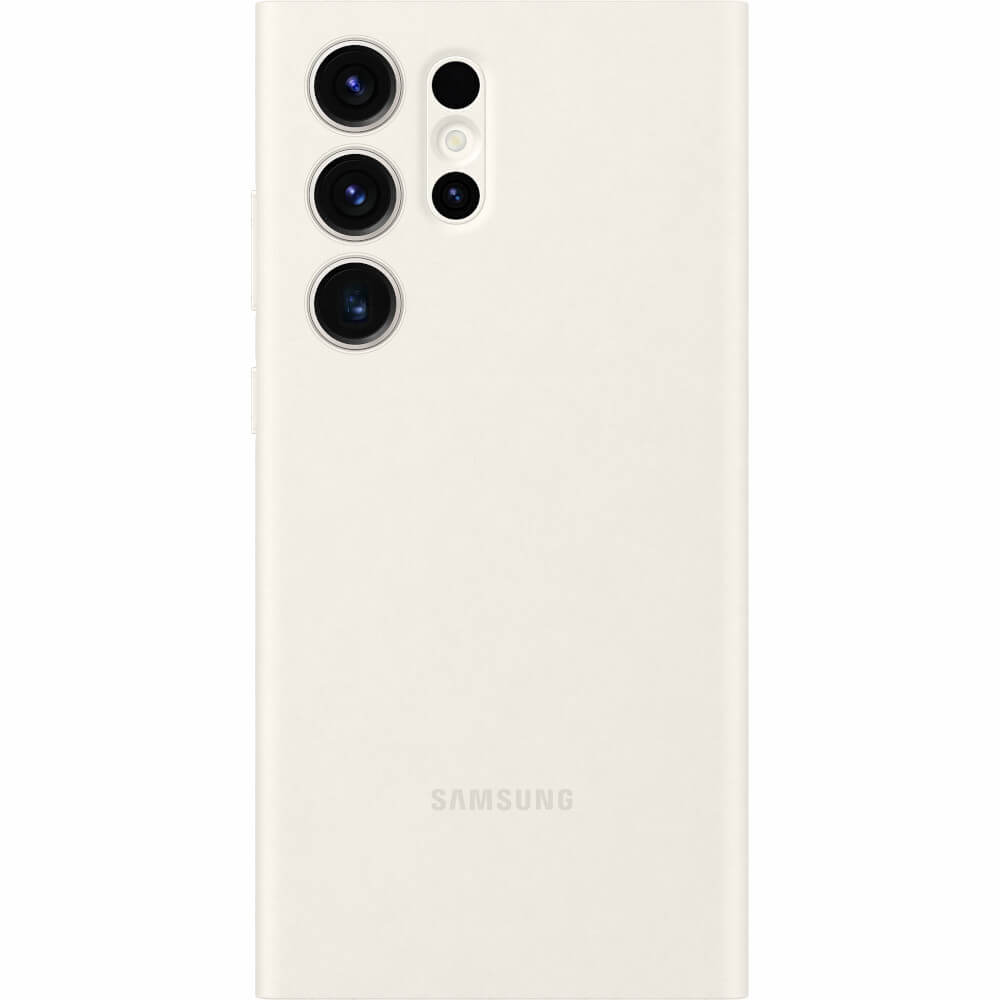 Husa De Protectie Samsung Smart View Wallet Pentru Galaxy S23 Ultra, Crem