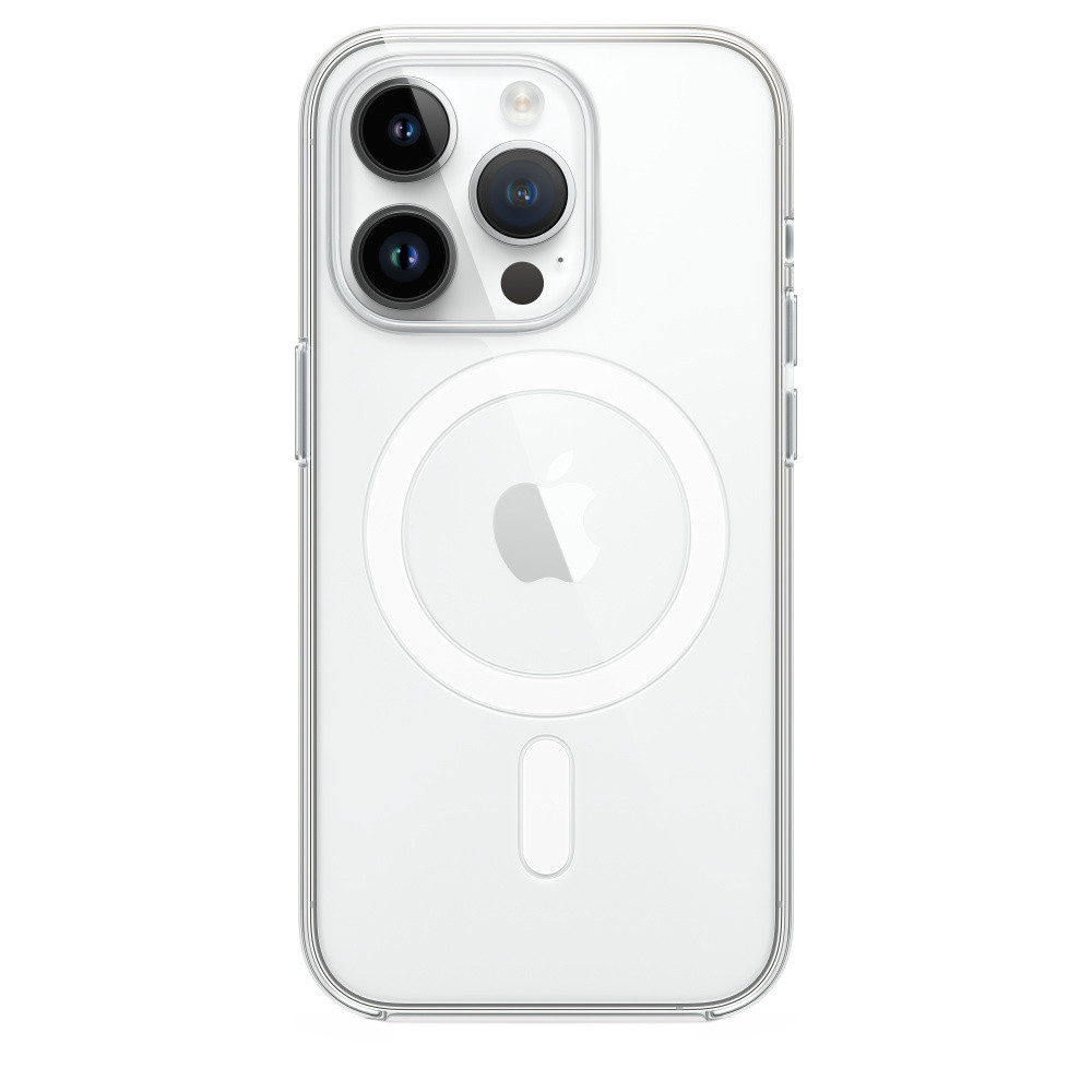 Husa de protectie Apple Clear Case with MagSafe pentru iPhone 14 Pro, Transparent