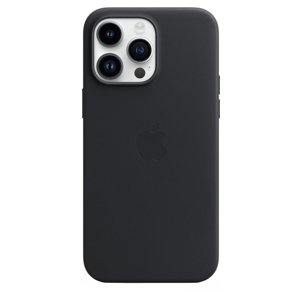 Husa De Protectie Apple Leather Case With Magsafe Pentru Iphone 14 Pro Max, Midnight