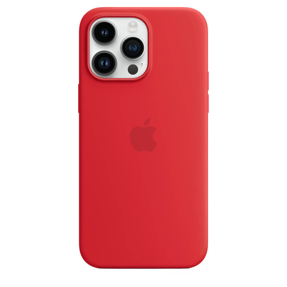 Husa de protectie Apple Silicone Case with MagSafe pentru iPhone 14 Pro Max, (PRODUCT)RED