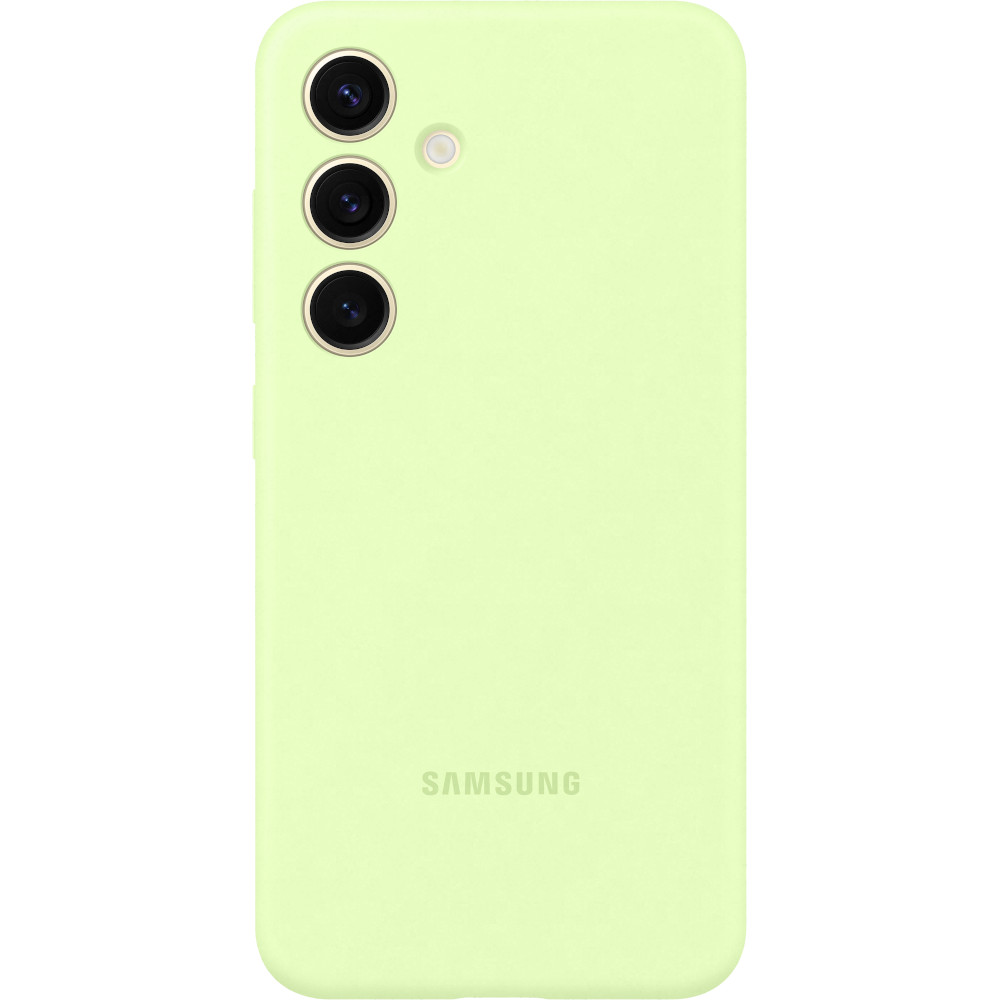Husa Samsung Galaxy S24 Silicone Case, Light Green