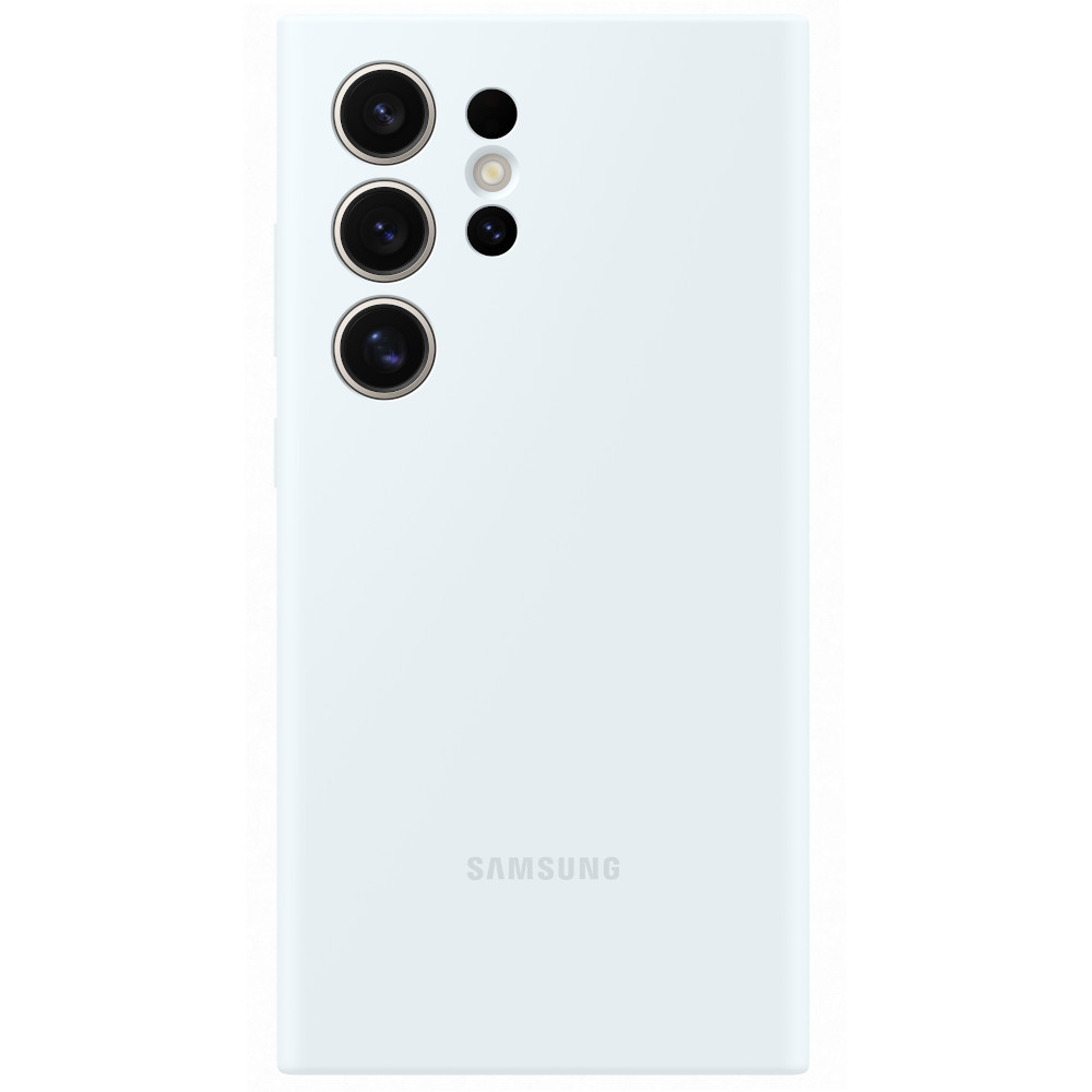 Husa Samsung Galaxy S24 Ultra Silicone Case, White