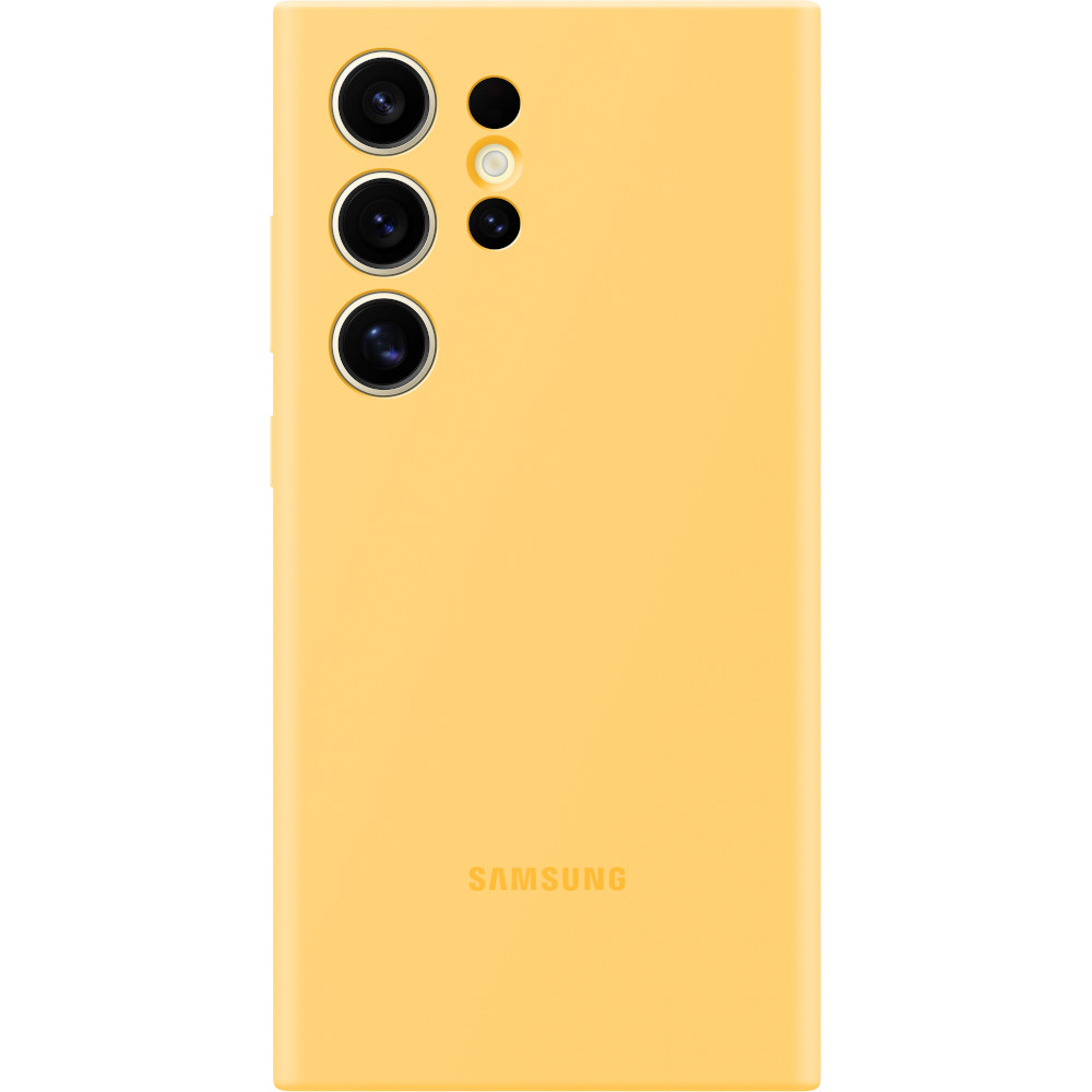 Husa Samsung Galaxy S24 Ultra Silicone Case, Yellow