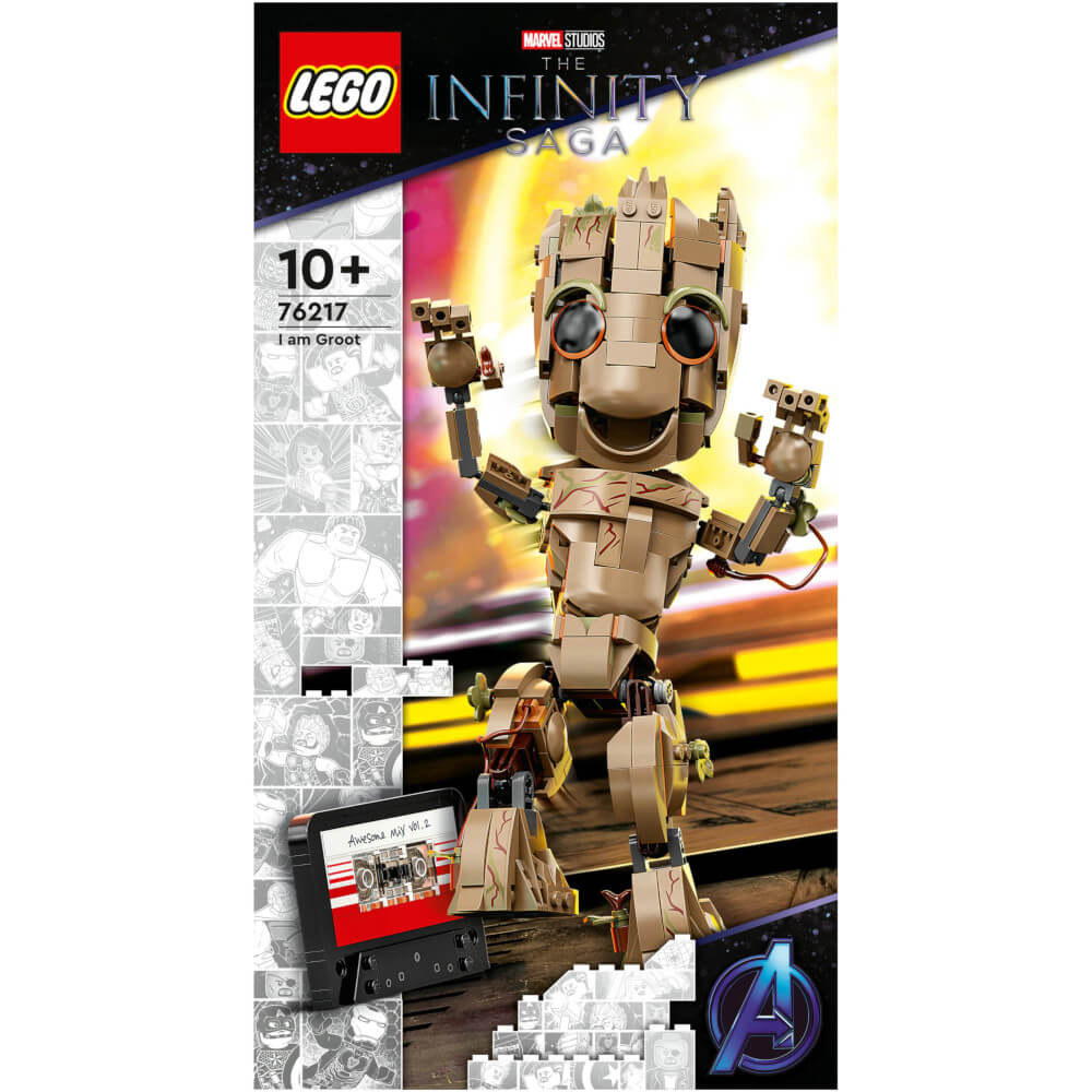  LEGO&#174; Super Heroes - I am Groot 76217, 476 piese 