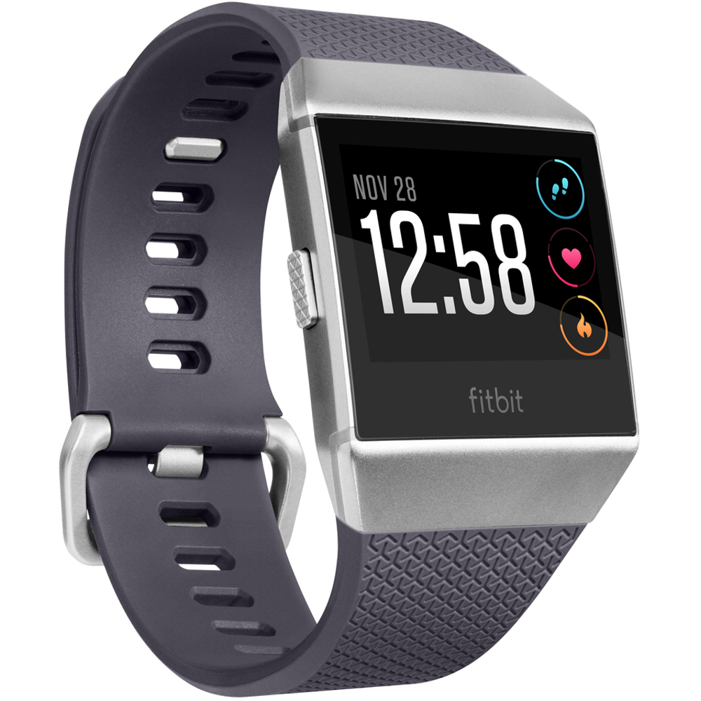 Smartwatch Fitbit Ionic, Curea Blue-Gray, White