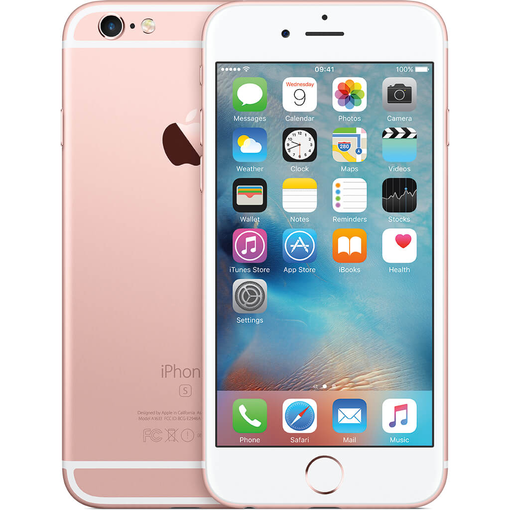  Telefon mobil Apple iPhone 6s, 128GB, Roz Auriu 