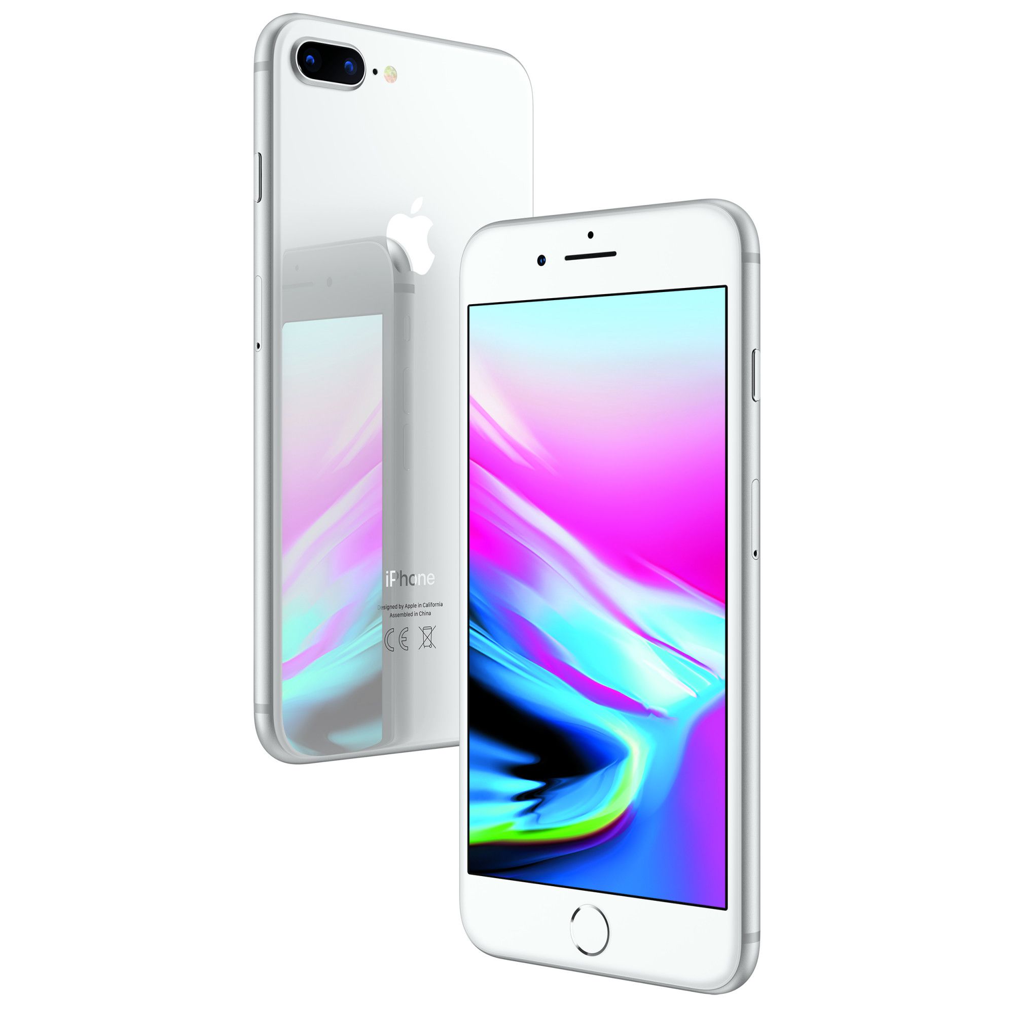 Telefon mobil Apple iPhone 8 Plus, 64GB, Silver, Reconditionat, Garantie 12 luni