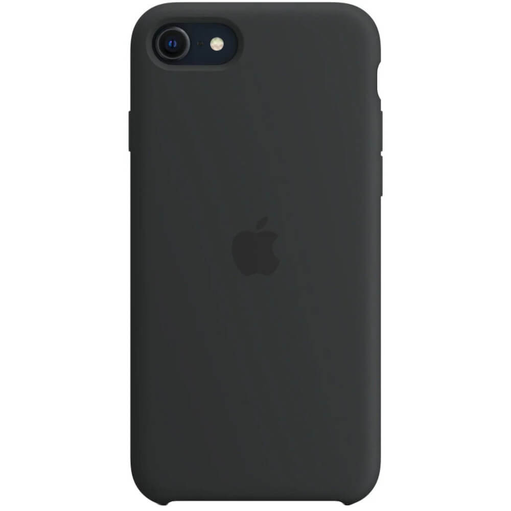 Husa de protectie Apple Silicone Case pentru iPhone SE (gen3), Midnight