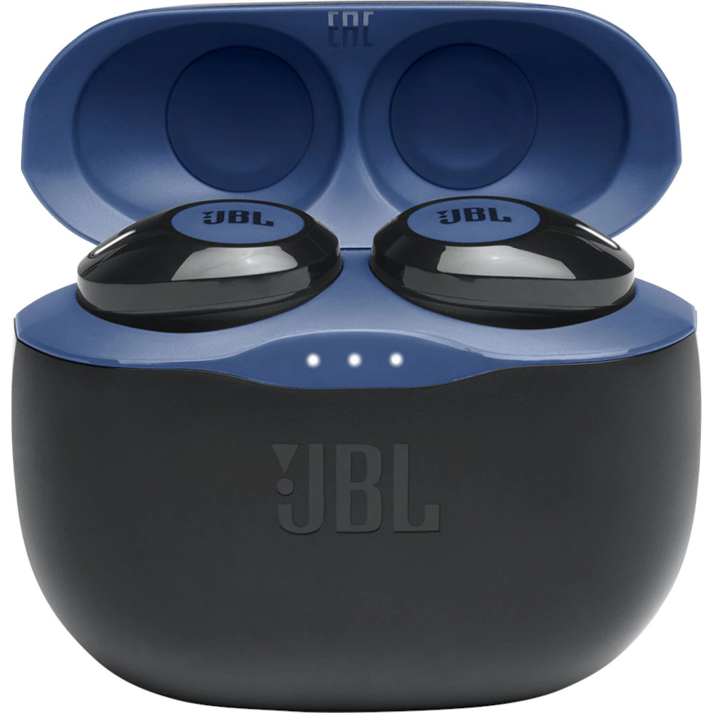 Casti Audio in-ear JBL Tune 125, Wireless, Bluetooth, Autonomie 8 ore, Albastru