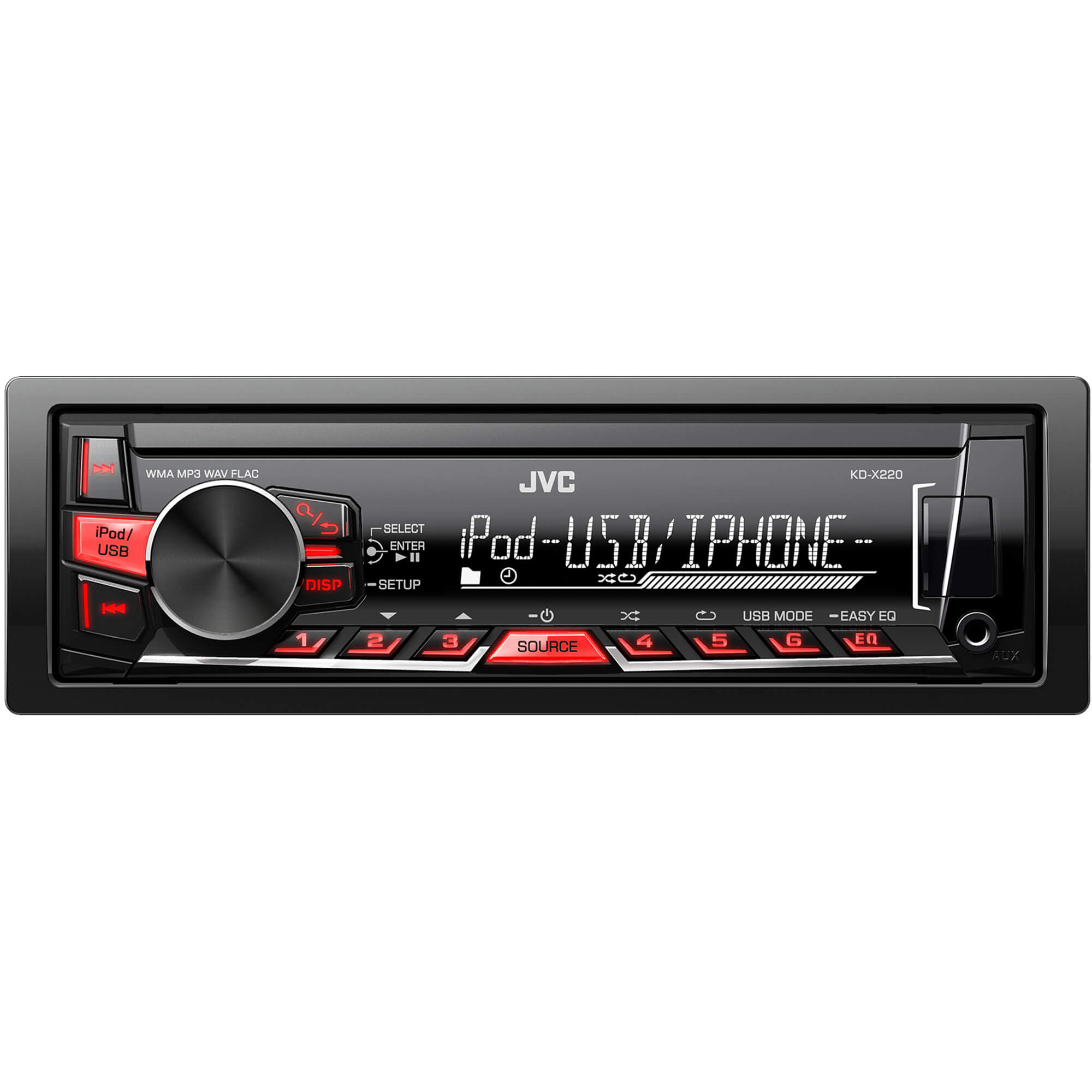 MP3 player auto JVC KD-X220EY, 4x50W, USB, AUX 