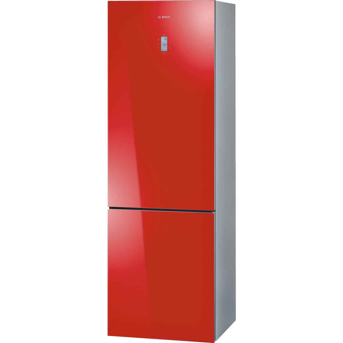  Combina frigorifica Bosch KGN36SR31, 285 l, Clasa A++, Sticla rosie 