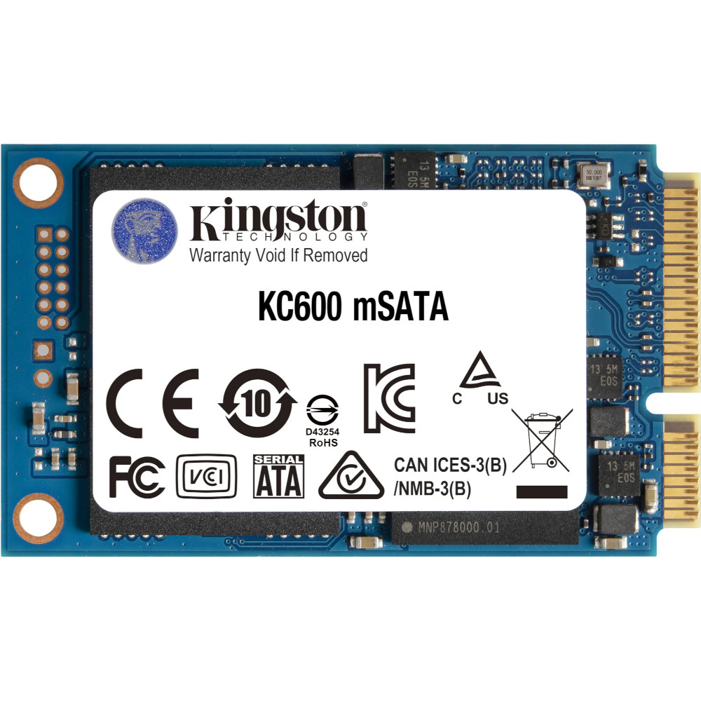  Solid State Drive (SSD) Kingston KC600 256GB, SATA III, mSATA 