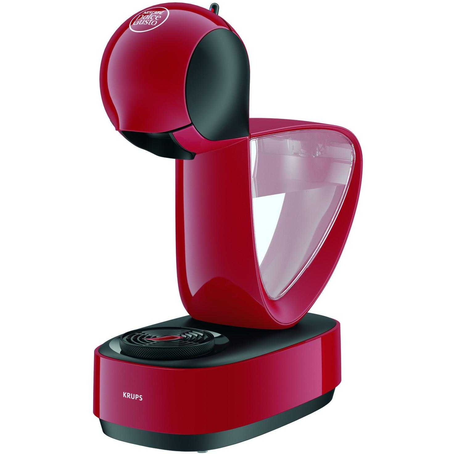  Espressor cu capsule Krups Nescafe&#174; Dolce Gusto&#174; Infinissima KP170531, 1500 W, 1.2 L, 15 bar, Functie Eco, Rosu 