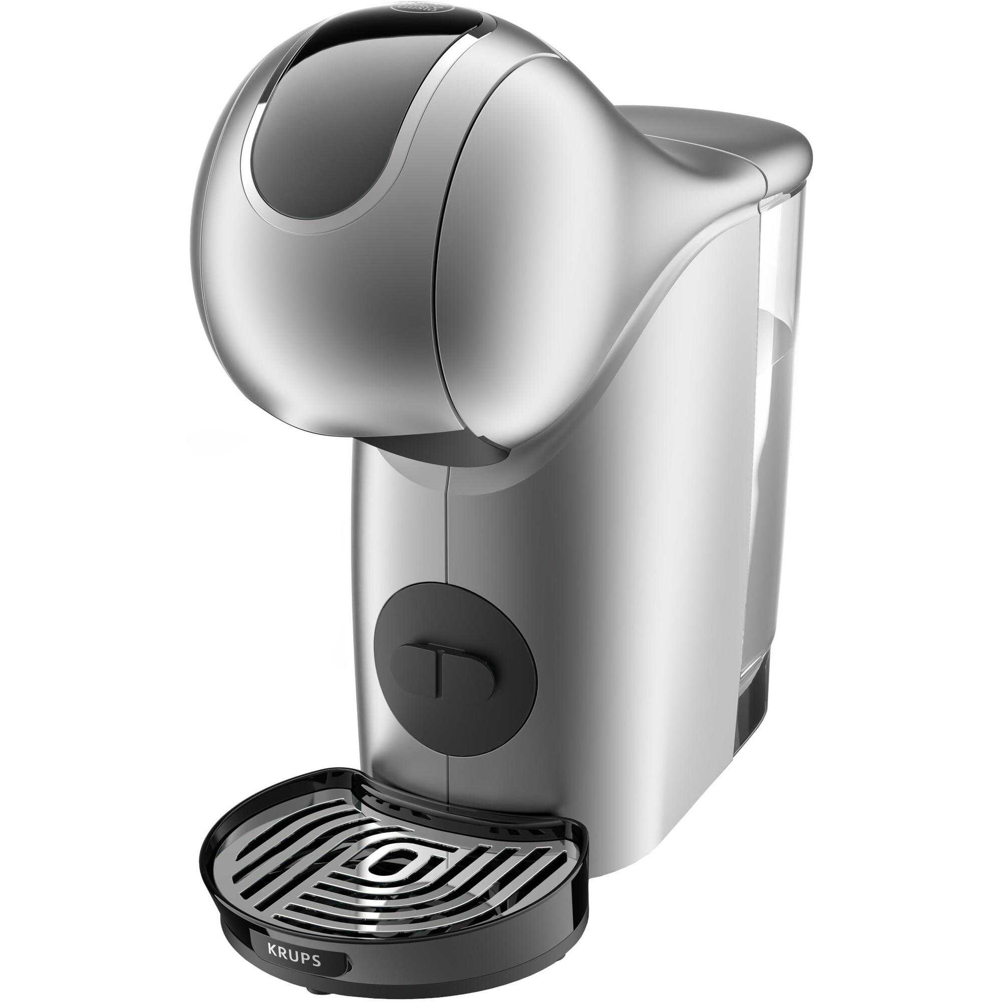  Espressor cu capsule Krups Nescafe Dolce Gusto Genio S Touch KP440E31, 1500 W, 0.8 L, 15 bar, Functie Espresso Boost, Functie XL 300ml, Argintiu 
